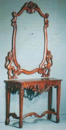 Dutch Lion Console with Mirror